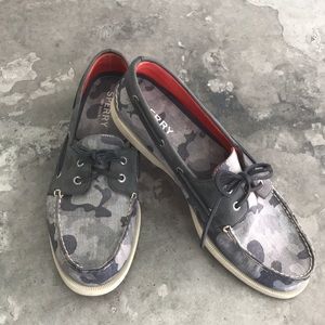 Camo men’s Sperry Top-Side